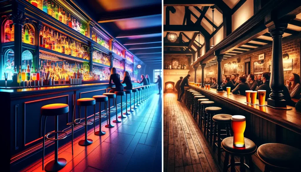 diferencias entre bar y pub